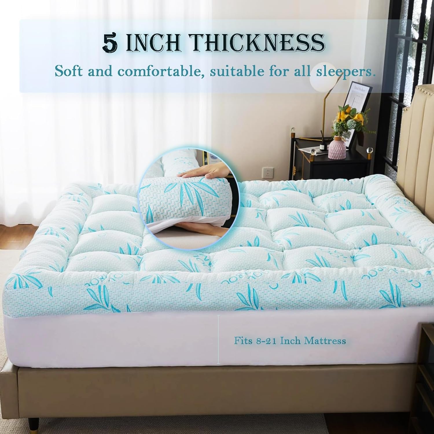 5-inch-queen-mattress-topper-breathable-bamboo-viscose-air-layer-memory-foam-mattress-topper-queen-size-blue