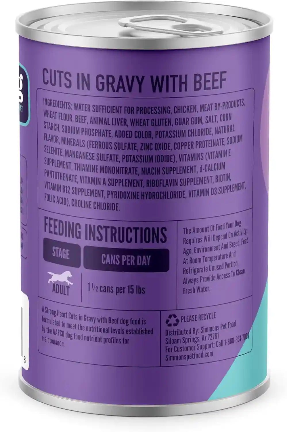 a-strong-heart-wet-dog-food-cuts-in-gravy-with-beef-13-2-oz-cans-pack-of-12-complete-balanced-all-life-stages-made-in-usa