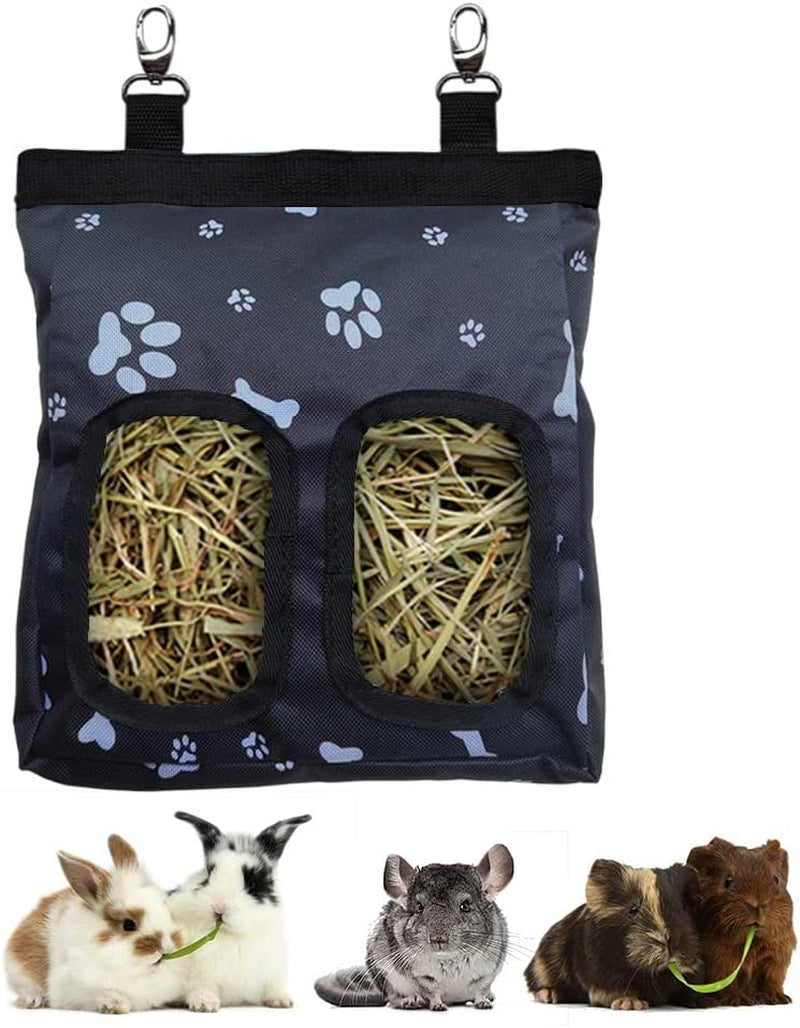 rioussi-guinea-pig-hay-feeder-hanging-rabbit-hay-feeder-bag-blueflower-upgraded-double-layer-fabric-bite-resistant-cleaner-hay-less-mess-small-animal-hay-holder-for-bunnies-chinchillas