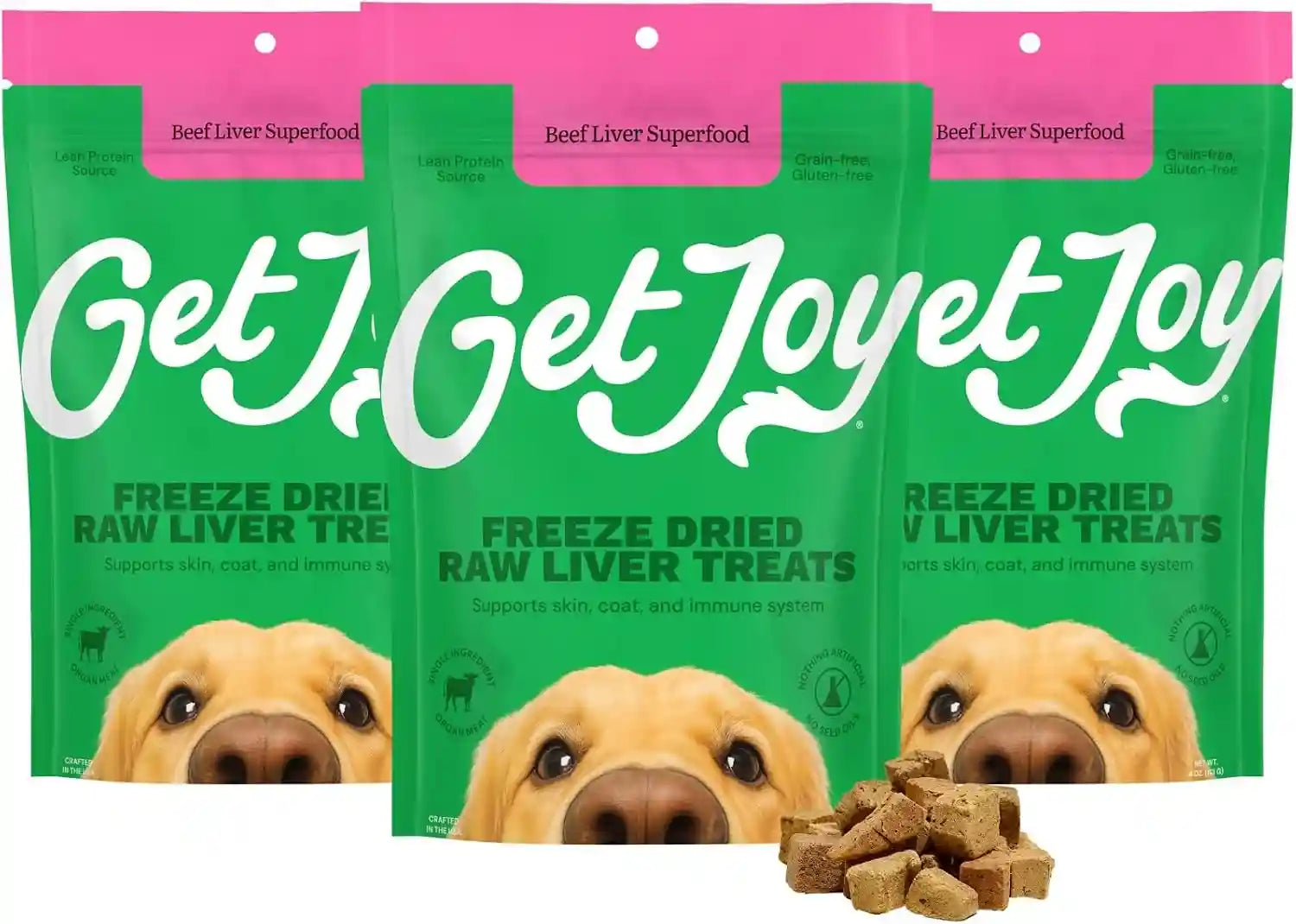 get-joy-freeze-dried-100-beef-liver-dog-treats-4oz-single-ingredient-organ-meat-high-protein-raw-dog-food-topper-snack-training-rewards-grain-free-gluten-free-filler-free