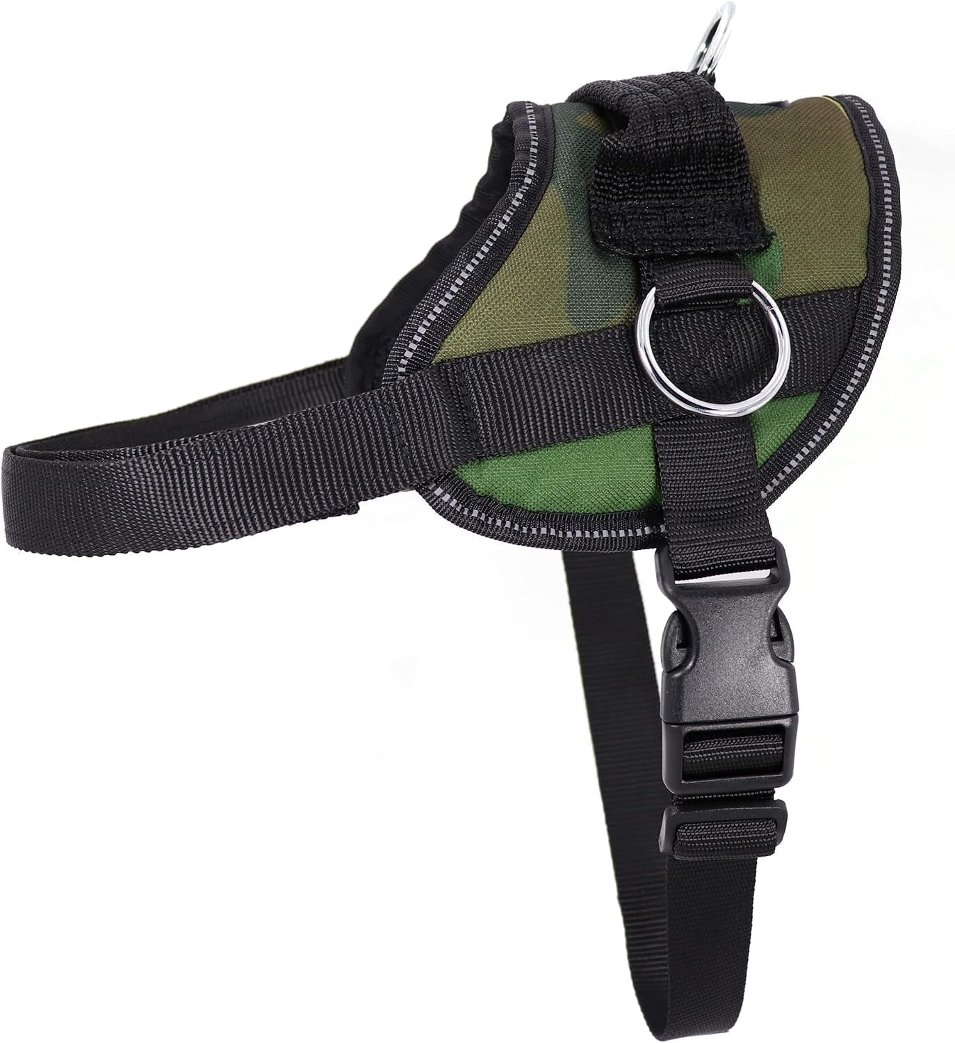 bark-appeal-tan-plaid-no-pull-dog-harness-for-extra-small-to-small-sized-pets-adjustable-reflective-vest-with-3-leash-clips-for-added-control-easy-walks-training-small
