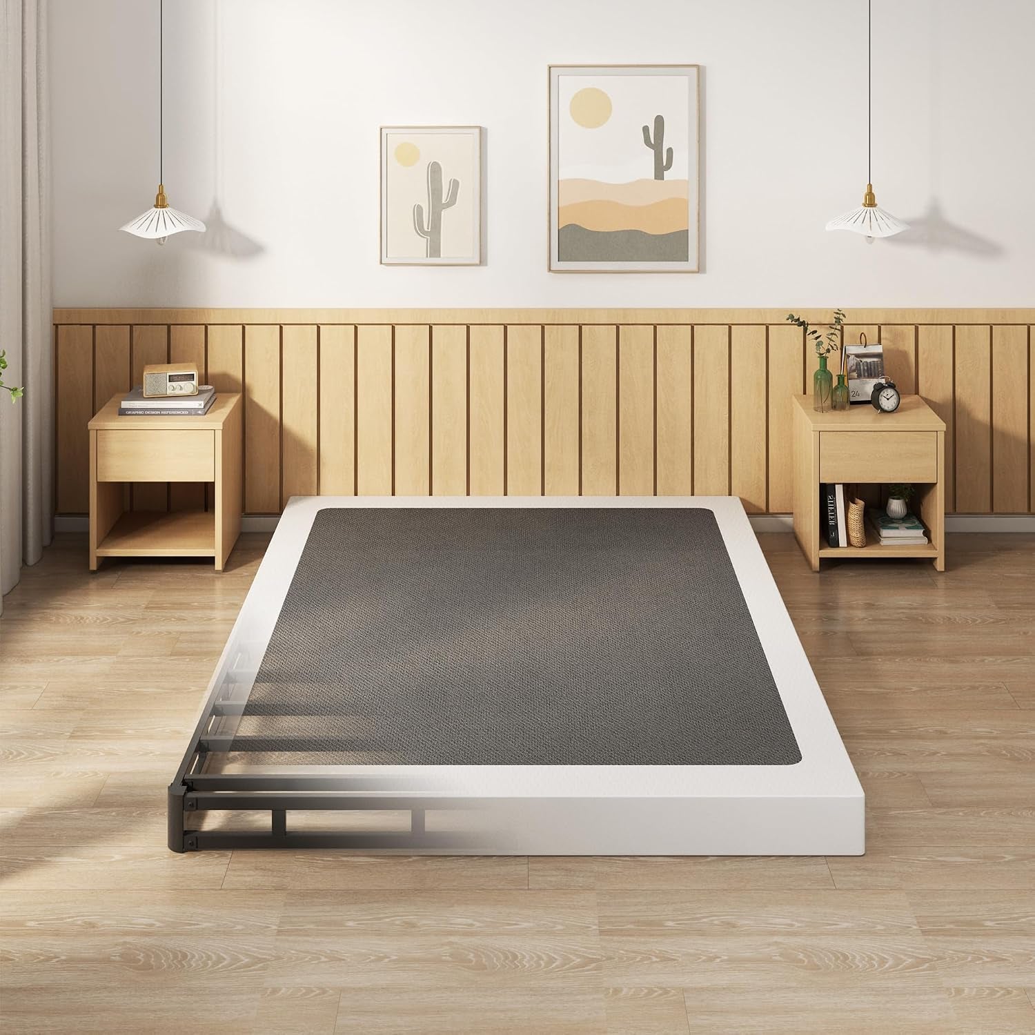 5-inch-box-spring-queen-size-mattress-foundation-with-fabric-cover-heavy-duty-metal-bed-base-3000lbs-max-weight-capacity-noise-free-easy-assembly-non-slip-black