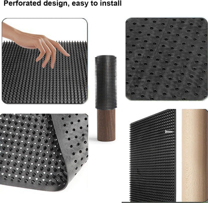 2 PCS Dog Scratching Post Pad, Soft Touch Itch Relief Pad for Horse Cow Goat Sheep, PVC Dog Back Scratcher, Massage Bed Massage Brush for Wooden Stake Wall Sofa Ground 11.8 X 11.8 Inch4