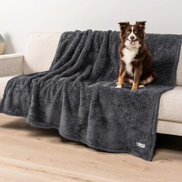 Petami Fluffy Waterproof Dog Blanket for Couch and Bed, Reversible Sherpa Pet Throw, Pee Proof Furniture Protector Sofa Cover, Washable Cat Blanket for Medium Large Dogs and Cats (Taupe Camel, 60X80)37