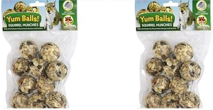 Yum Balls! - Squirrel Munchies - Healthy Natural Treat with Nuts & Seeds - Squirrels, Chinchillas, Prairie Dogs, Degus, Rats, Hamsters, Rabbits, Guinea Pigs, Gerbils and Other Small Pets2