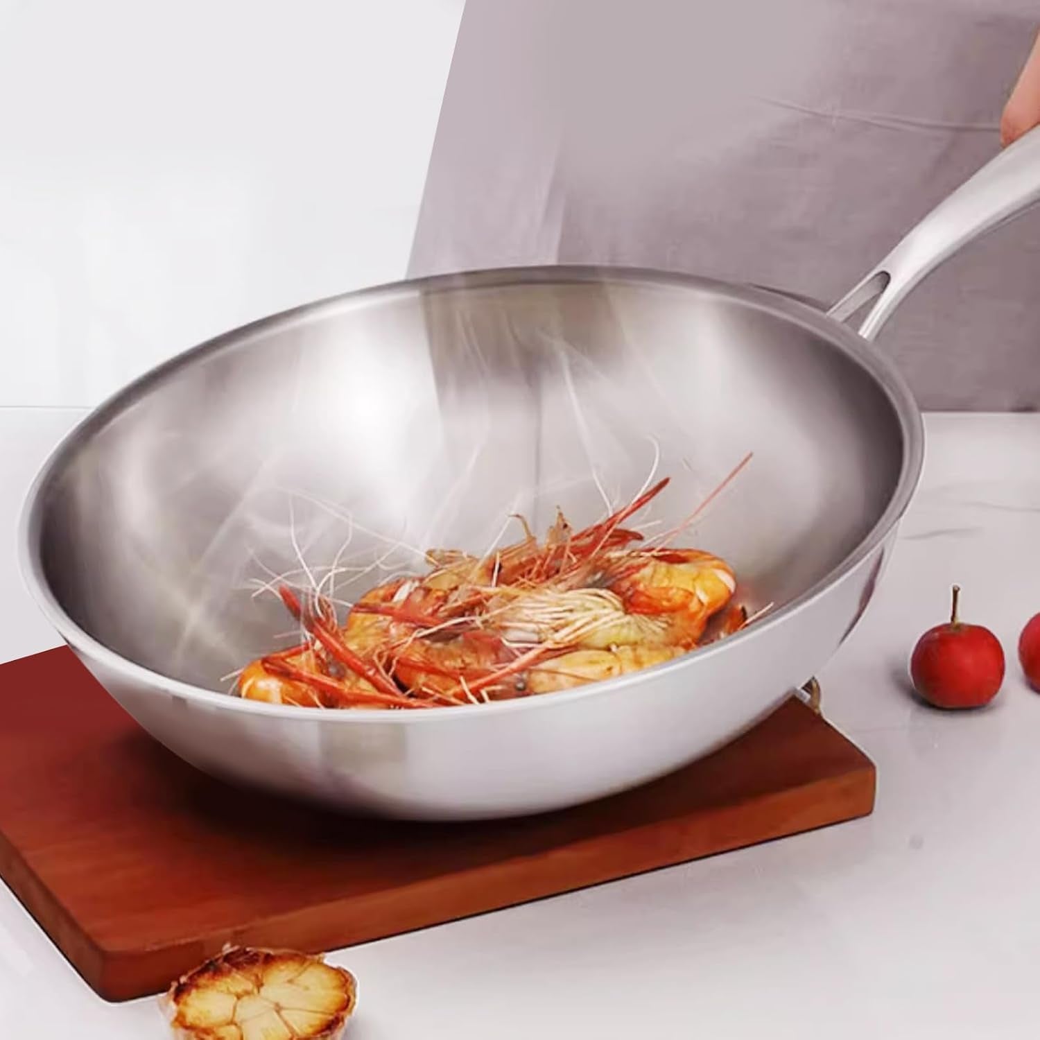 titanium-wok-no-coating-non-stick-titanium-pans-for-cooking-flat-bottom-wok-ultra-durable-scratch-resistant-compatible-with-all-cooktops-14-17in