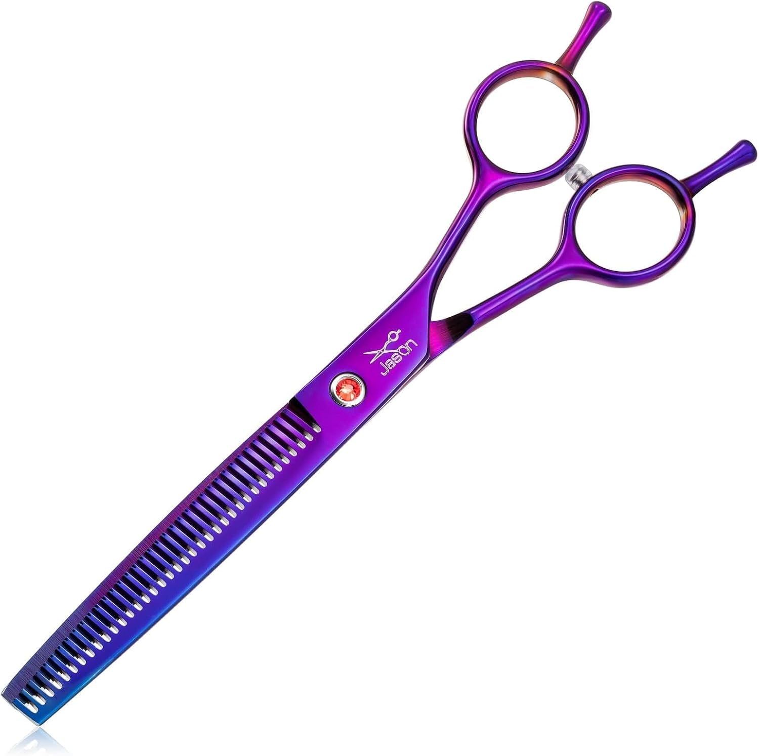jason-grooming-scissors-for-dogs-sharp-thinning-dog-shear-with-muffler-pad-stainless-steel-dog-grooming-shears-professional-texture-scissors-for-pets-christmas-gift