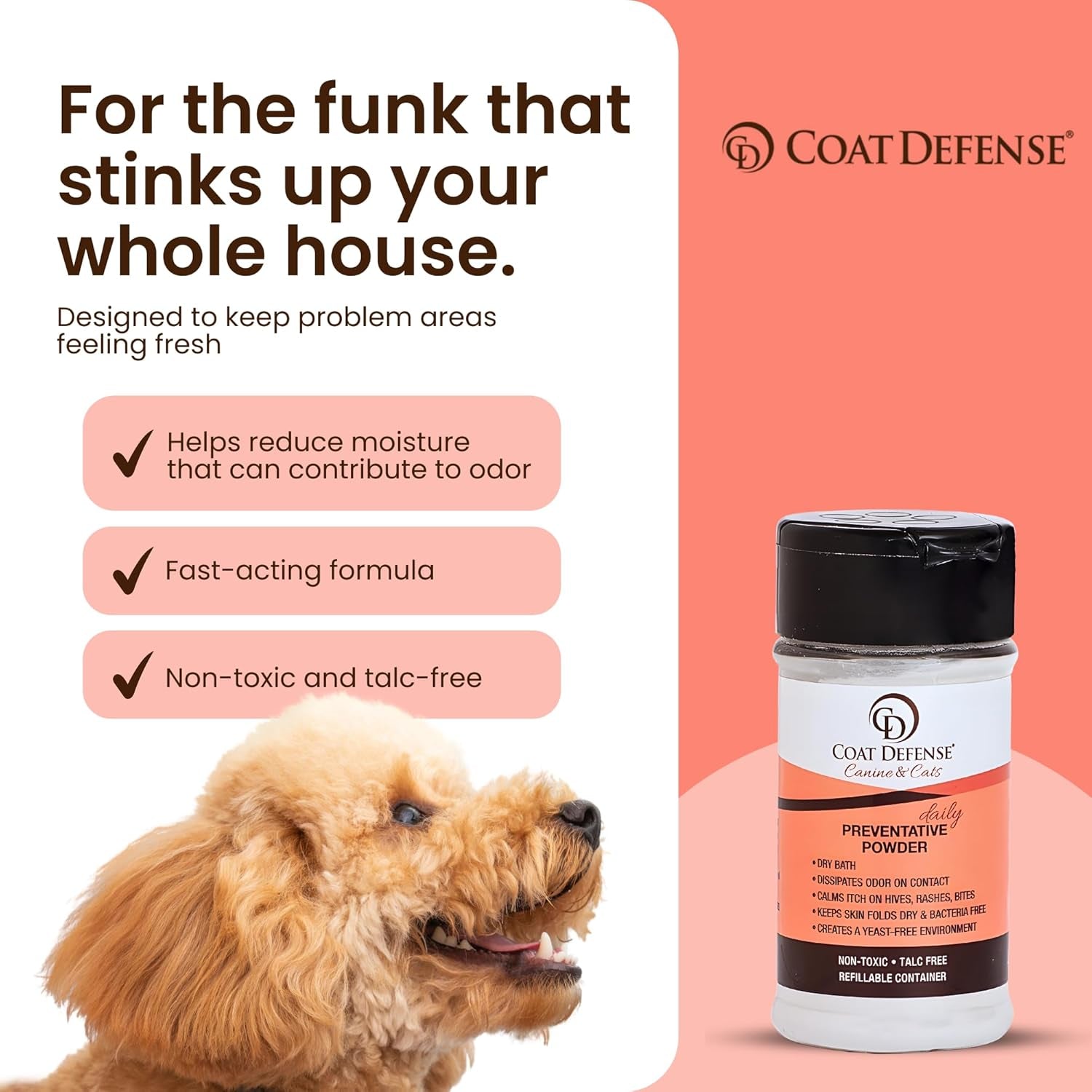 coat-defense-daily-preventative-powder-made-in-usa-3-5oz-waterless-dog-shampoo-pet-deodorizer-for-smelly-dogs-provides-anti-itch-relief-dog-dry-shampoo-for-dry-itchy-skin