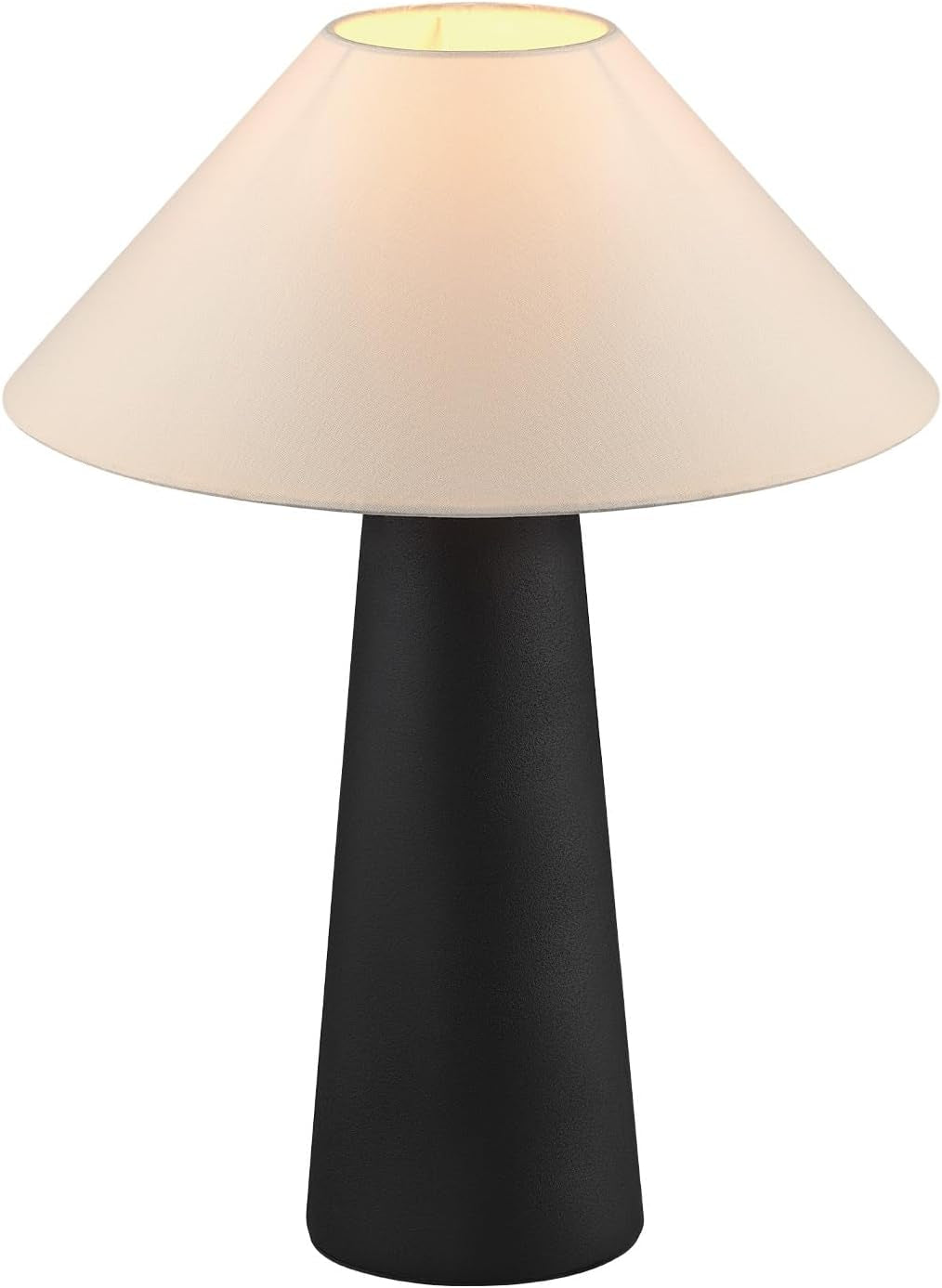 novogratz-x-18-ceramic-table-lamp-matte-black-off-white-tapered-fabric-shade-in-line-rocker-switch-5-ft-clear-cord-home-office-desk-living-room