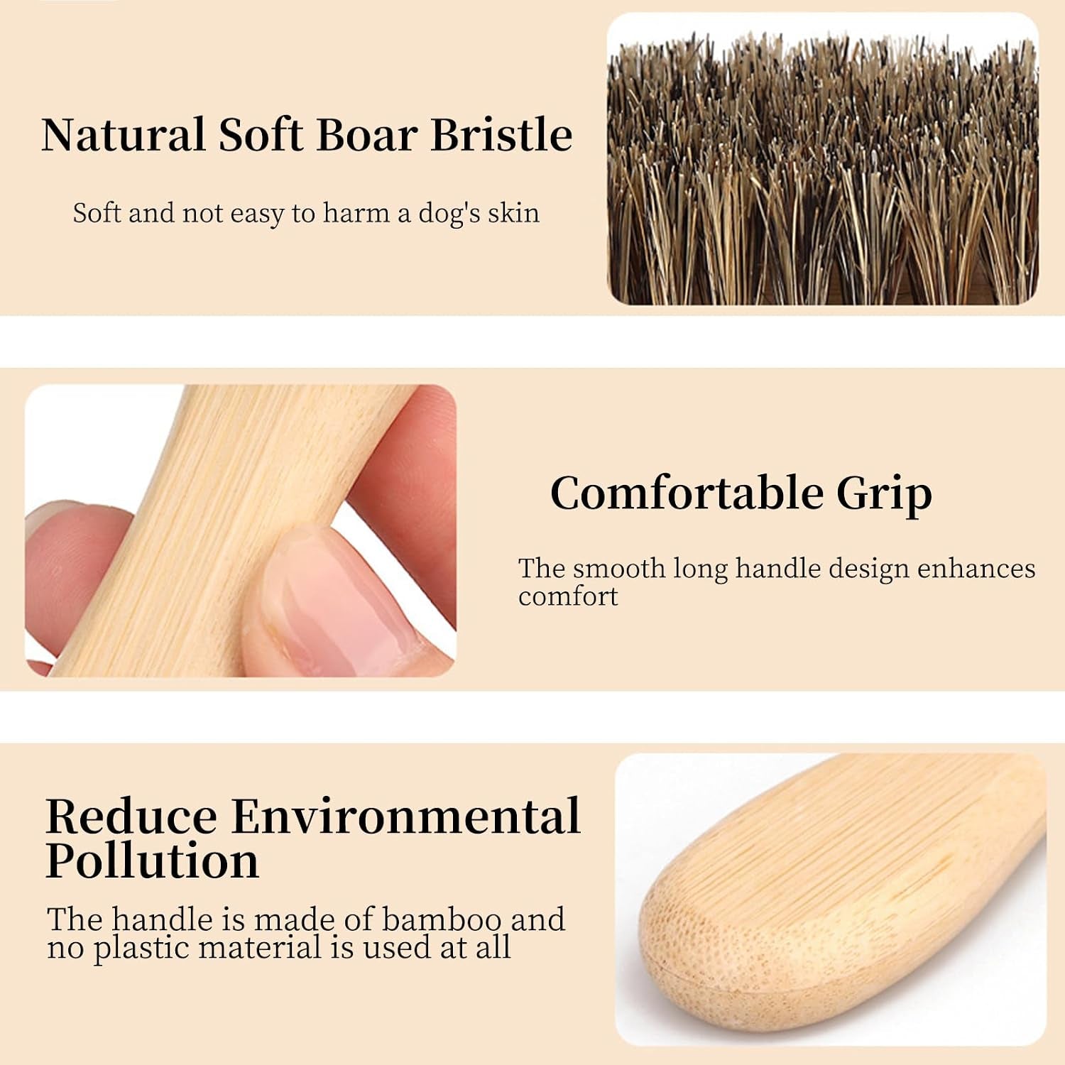 soft-boar-bristle-dog-brush-for-short-haired-ideal-pet-hair-brush-gentle-deshedding-grooming-tool-puppy-essentials-for-grooming-and-shedding