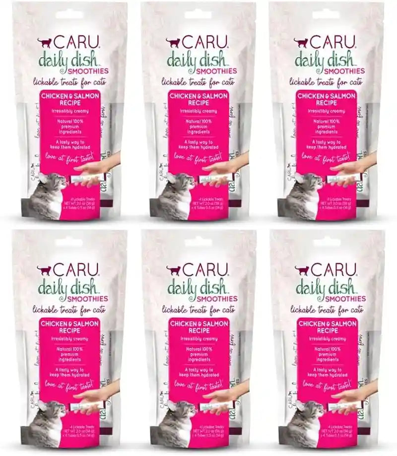 caru-daily-dish-tuna-flavored-cat-smoothies-0-5oz-tubes-4-pack