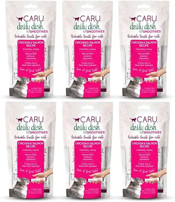 CARU - Daily Dish Tuna Flavored Cat Smoothies - 0.5Oz Tubes - 4 Pack7