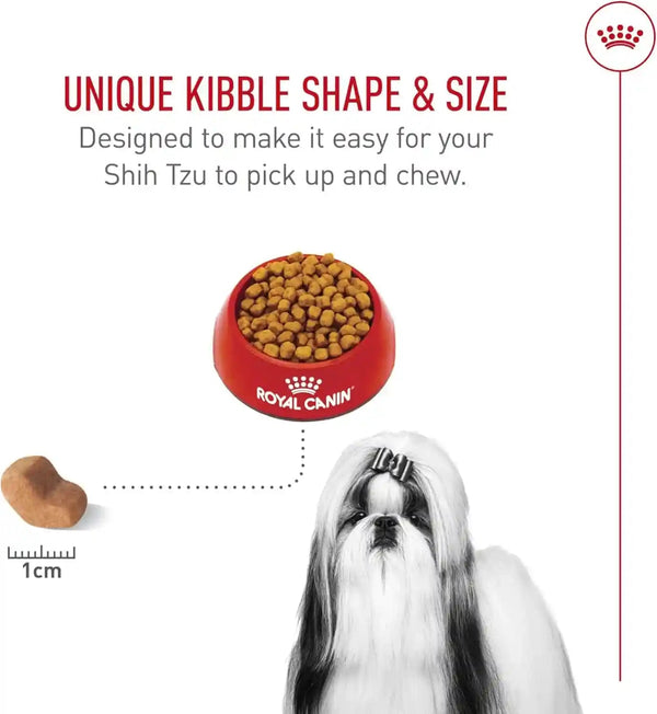 ROYAL CANIN Breed Health Nutrition Shih Tzu Adult Dry Dog Food, 2.5 Lb Bag | Specialized Kibble Shape, Supports Skin and Coat, Complete and Balanced Nutrition, 2.5 Pound Bag8