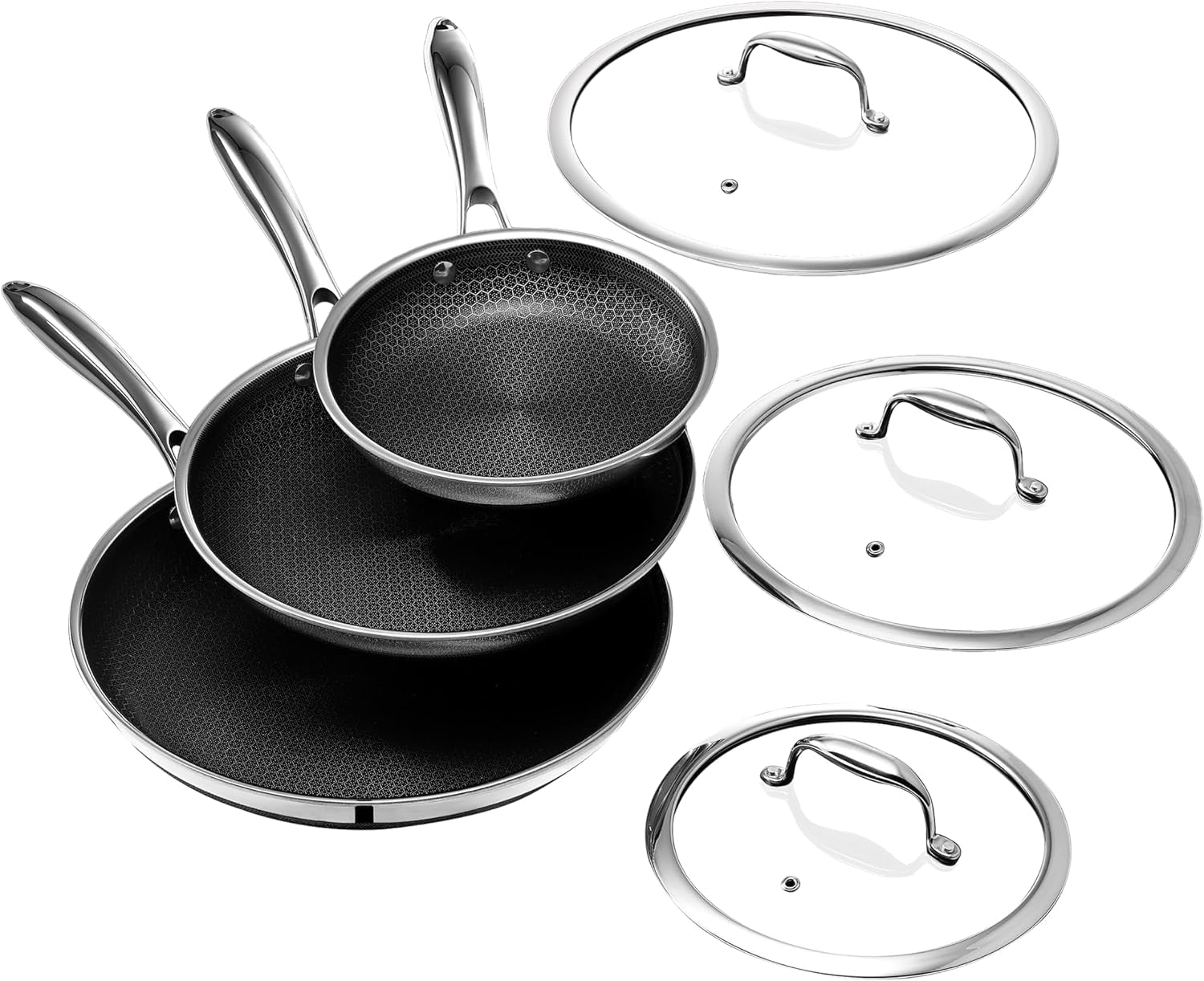 hexclad-6pc-hybrid-nonstick-frying-pans-set-with-lids-8-10-12-pans-stay-cool-handles-dishwasher-and-oven-safe-up-to-900-f-compatible-with-all-cooktops