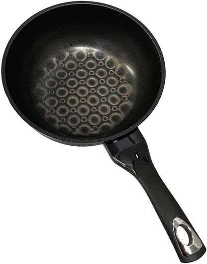9'' (22Cm) 3D Diamond Coating Nonstick Wok Cookware | Made in Korea, Cool Touch Handle, Textured Nonstick, Easy Food Release, Stir Fry, Everyday Cooking9
