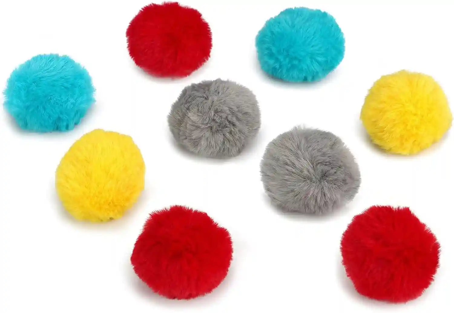 chiwava-24pcs-1-8-catnip-furry-cat-toys-ball-soft-pom-pom-balls-kitten-chasing-quiet-play-assorted-color