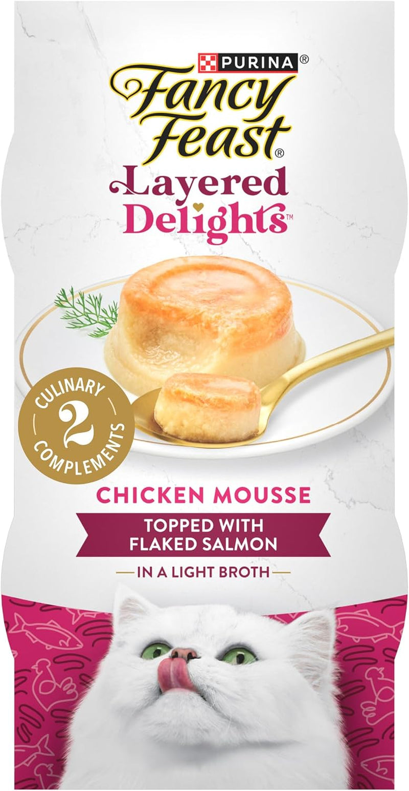 purina-fancy-feast-layered-delights-chicken-mousse-topped-with-flaked-salmon-gourmet-wet-cat-treats-1-96-oz-pack-of-8