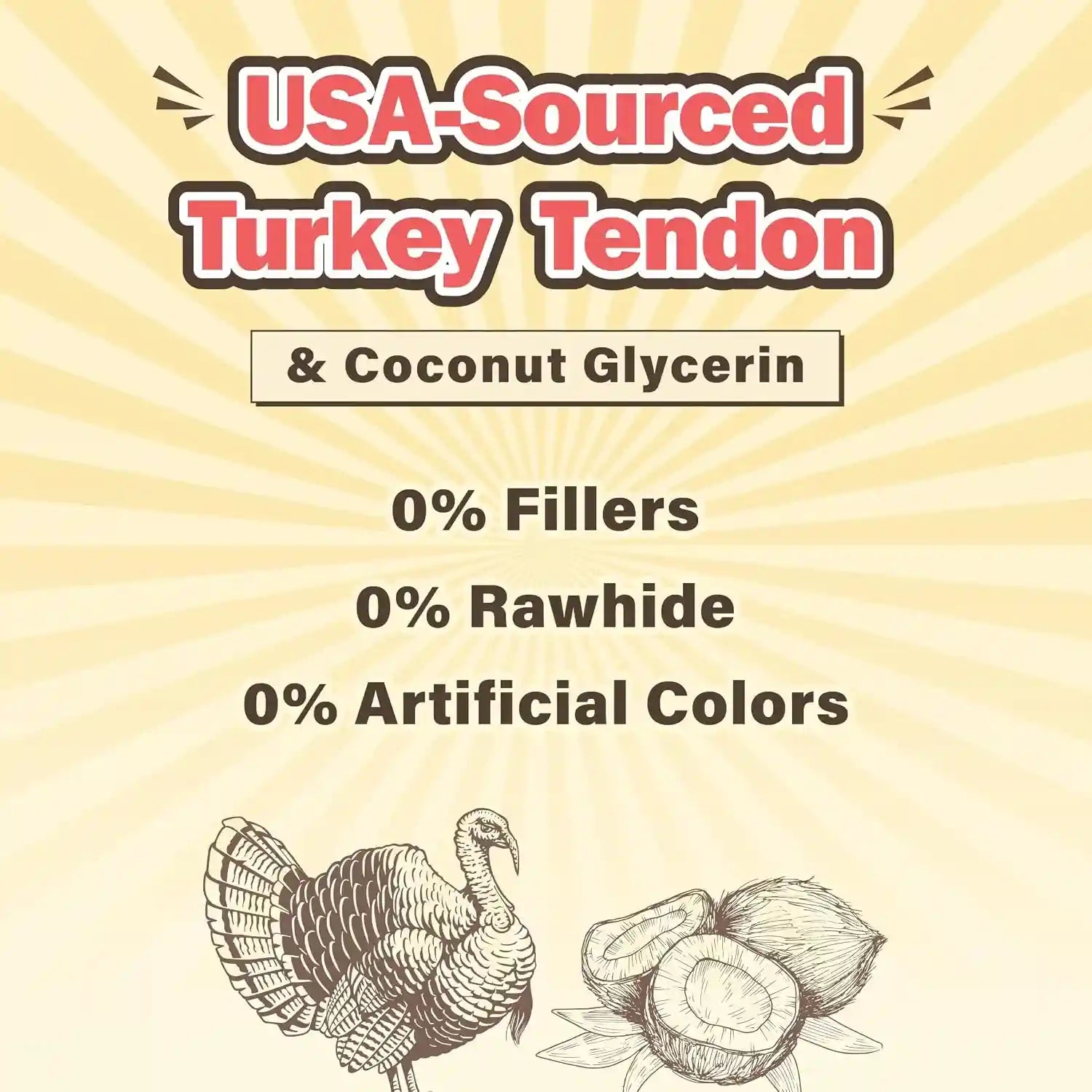 vitaday-turkey-tendons-for-dogs-all-natural-healthy-dog-treats-long-lasting-hypoallergenic-dog-chews-rawhide-free-usa-sourced-for-small-dogs-strips-3-oz-pack-long-lasting-dog-training-treats-rawhide-free-made-of-usa-sourced-turkey