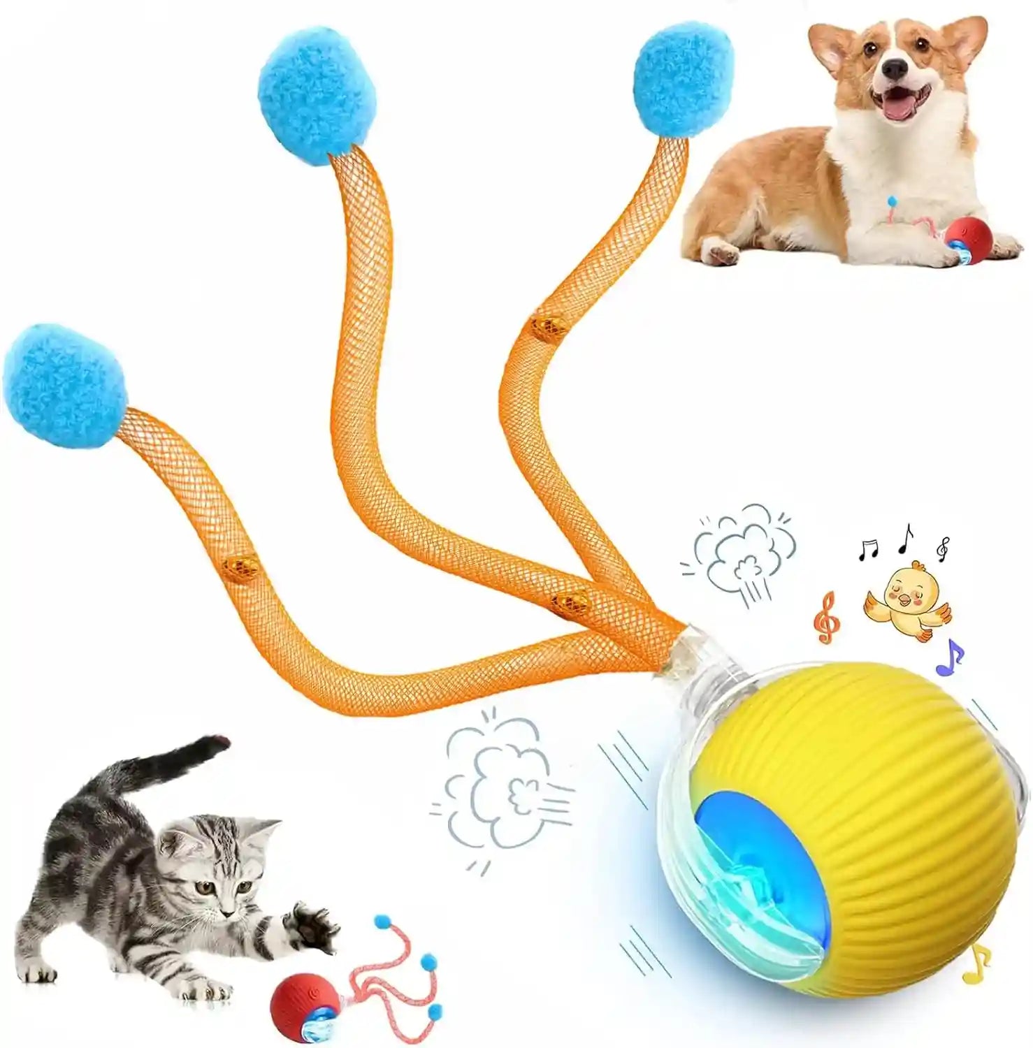 2-packs-speed-2-0-tail-interactive-cat-toys-for-indoor-cats-chirping-motion-activate-cat-toy-smart-kitten-rolling-ball-moving-ball-toys-rechargeable-dog-cats-bal-l-for-enrichment-exercise