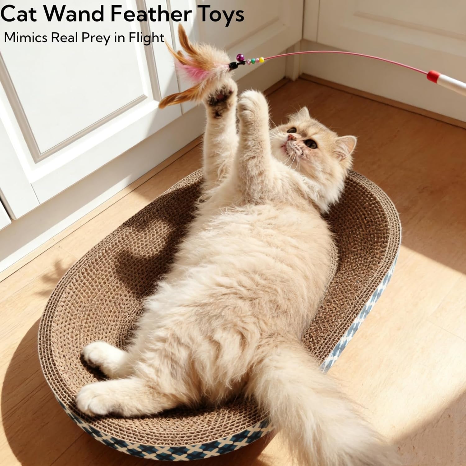 cat-scratcher-bed-with-toys-4-pack-oval-cat-scratcher-cardboard-indoor-cat-scratch-bowl-large-pad-cat-scratching-board-with-catnip-fish-toy-feather-wand-for-furniture-protector-l17-5x12-6x3