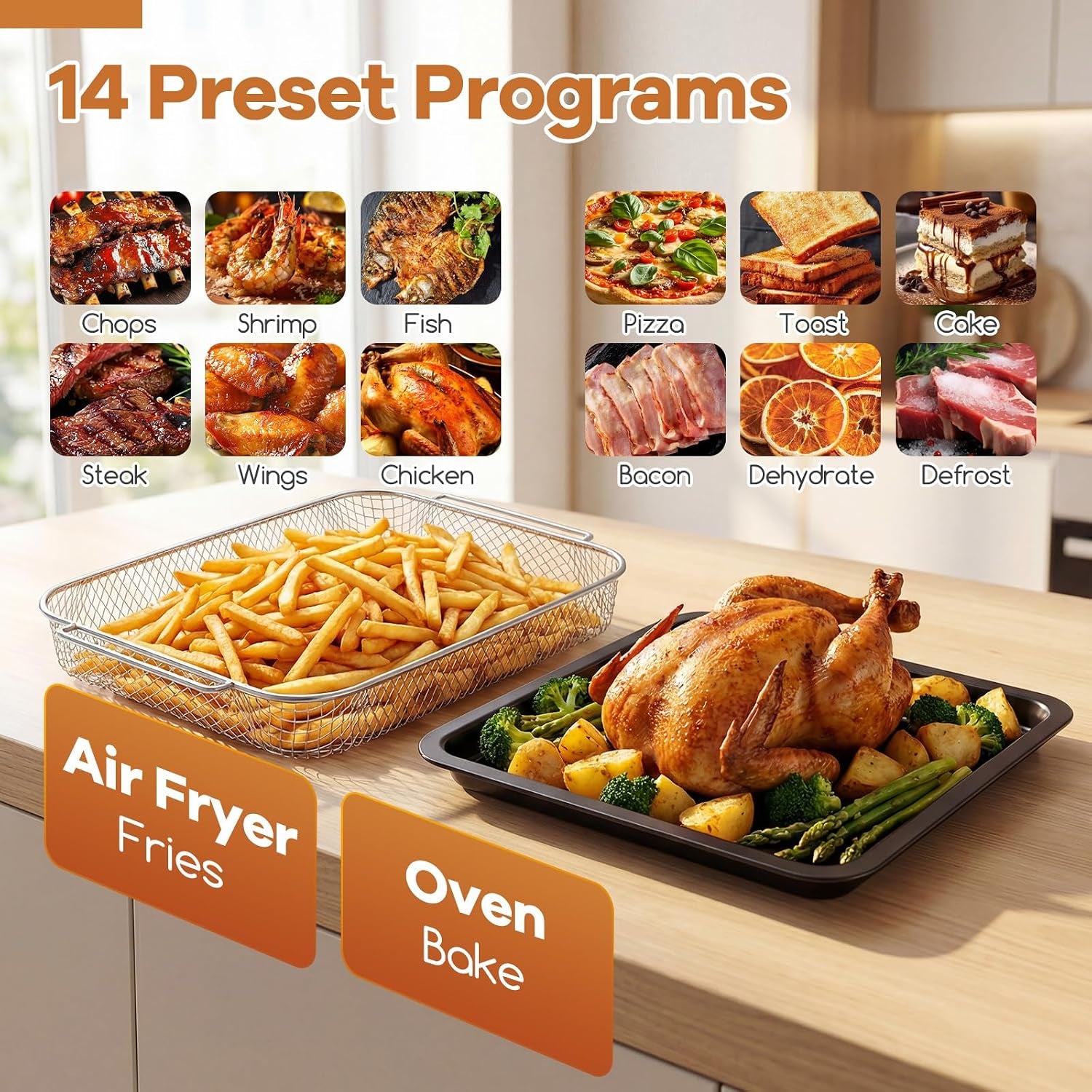 14-in-1-air-fryer-toaster-oven-combo-countertop-convection-oven-1700w-stainless-steel-bake-rotisserie-dehydrate-defrost-functions-26-qt-large-capacity-60-minute-timer-accessories