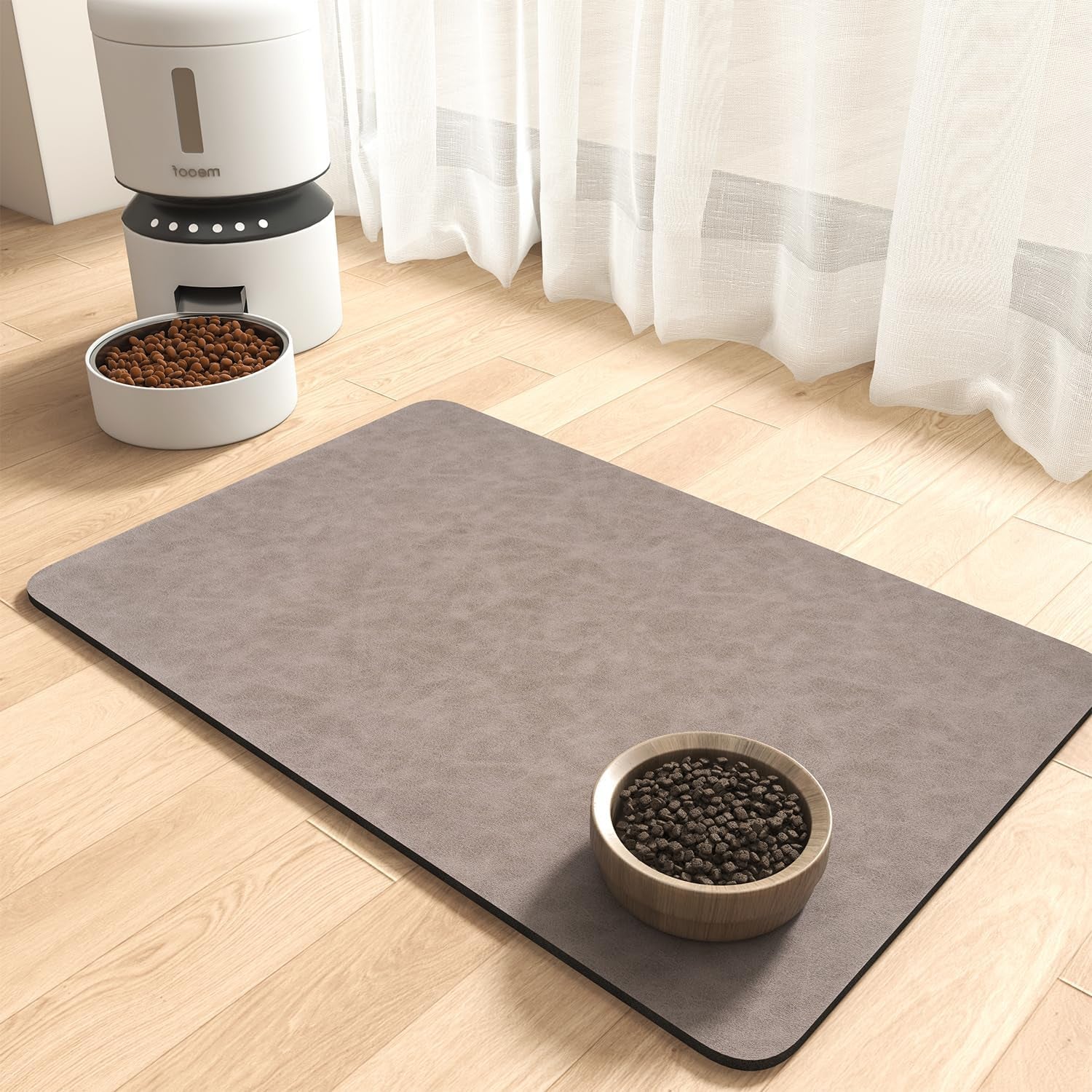 montvoo-absorbent-pet-feeding-mat-no-stains-pet-mat-for-food-and-water-bowl-quick-dry-cat-dog-food-mat-water-dispenser-mat-pet-supplies-mat-dog-water-bowl-mat-for-messy-drinker-darkgrey-12x19
