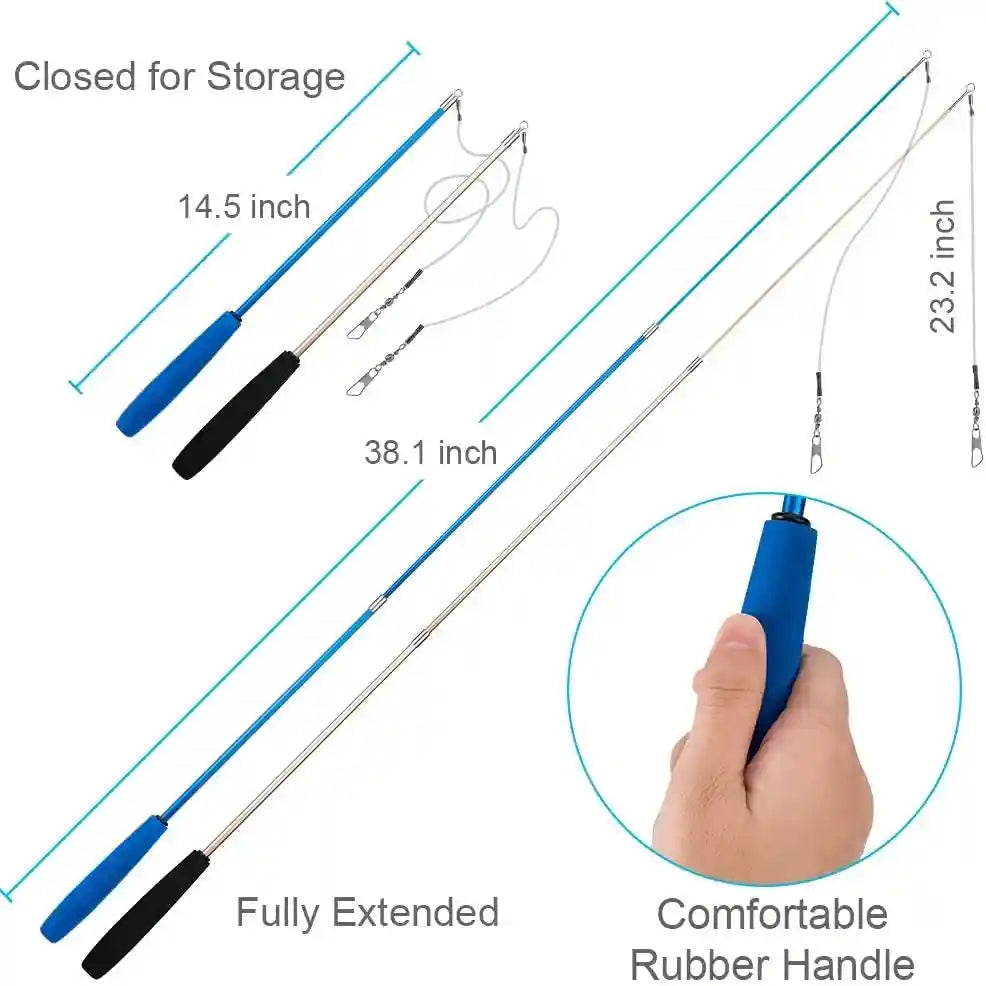 jiaron-cat-toys-interactive-feather-toy-2pcs-retractable-wand-and-10pcs-replacement-teaser-with-bell-refills-interactive-catcher-and-funny-exercise-for-kitten