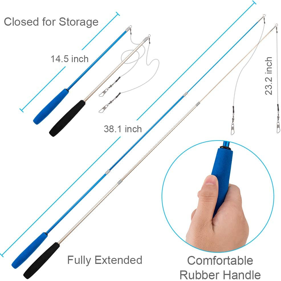 jiaron-cat-toys-interactive-feather-toy-2pcs-retractable-wand-and-10pcs-replacement-teaser-with-bell-refills-interactive-catcher-and-funny-exercise-for-kitten