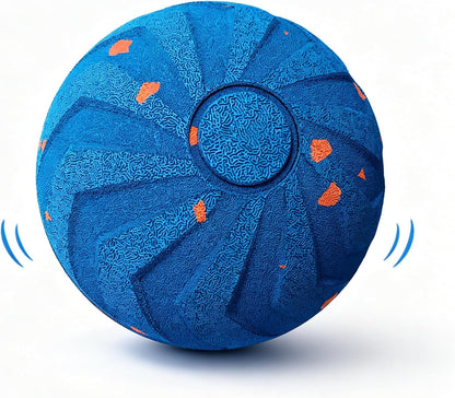 Interactive Pet Toy Ball - Bouncy, Flexible & Durable, Self-Rolling for Indoor Play, IPX7 Waterproof, Active Rolling Ball for Medium Dogs (Blue)1