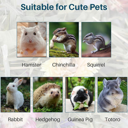 Sukh Hamster Bedding Odor Control - 150G Flowers & Herbs for Small Animals | Natural Habitat Decor and Forage Material for Dwarf Hamster, Chinchilla, Guinea Pig, Rabiit, Gerbil, Mice, Lemming7
