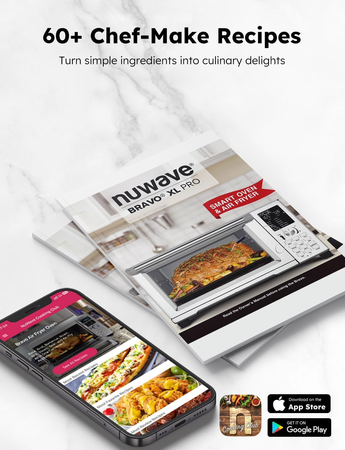 bravo-xl-pro-air-fryer-toaster-oven-improved-100-super-convection-quicker-crispier-results-100-presets-multi-layer-even-cooking-50-500f-smart-probe-pfas-free-30qt-stainless-steel