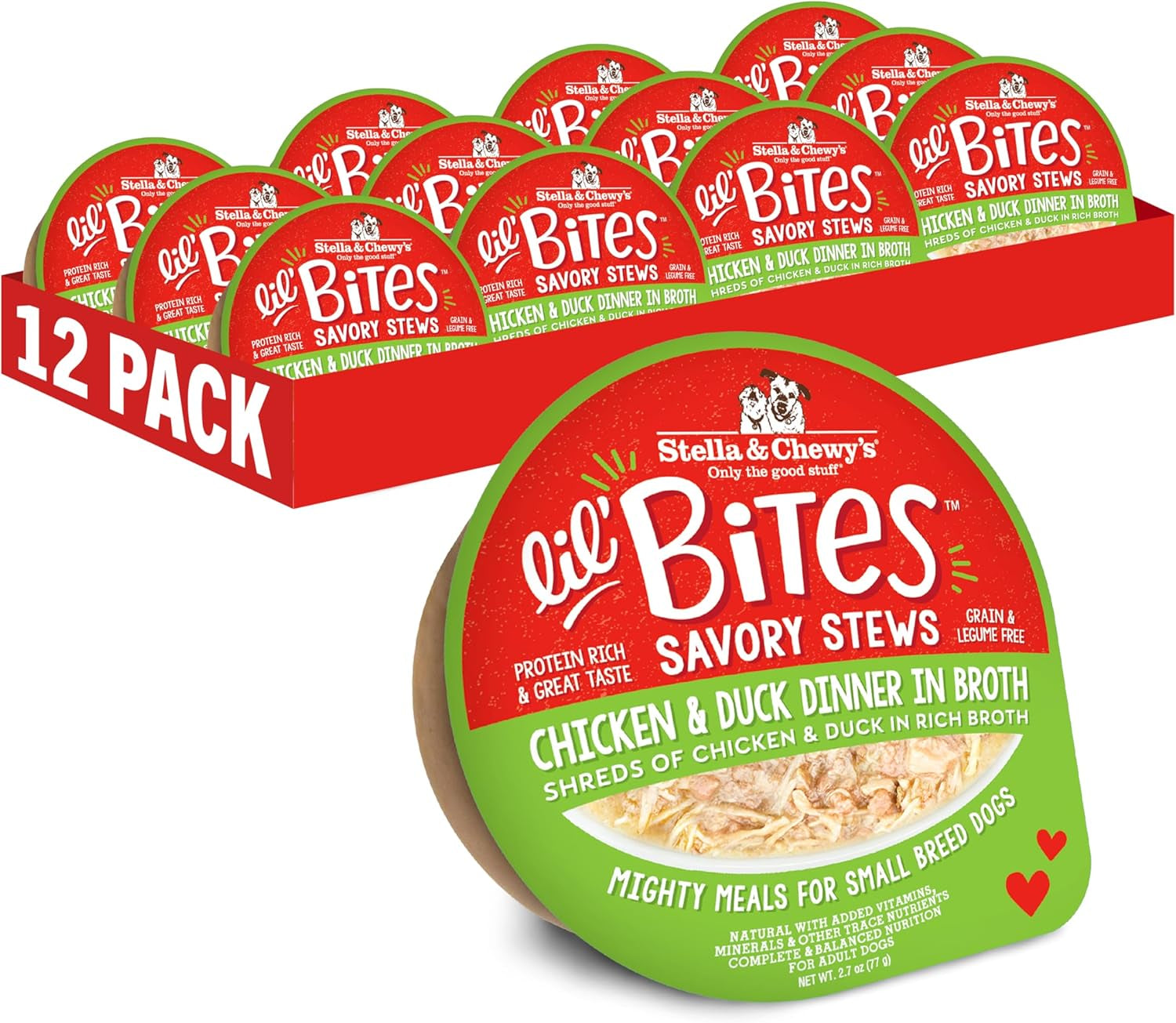 stella-chewys-lil-bites-savory-stews-for-small-breeds-chicken-dinner-in-broth-2-7-oz-cups-pack-of-12