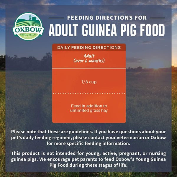 Oxbow Garden Select Adult Guinea Pig Food, Pellets with Vitamin C, 8 Lb | Non-Gmo, Adult Guinea Pig Pellets, with Timothy, Orchard and Oat Hay, Vitamins and Minerals, High Fiber, Made in USA5