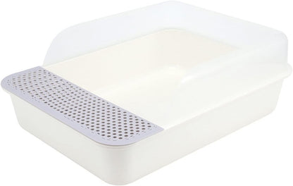 Dog Potty Training Toilet ﻿ Open Top Cat Litter Box Large Plastic Removable Easy Cleaning Litterbox Can Hold 8L, Suitable for 15KG(B)6