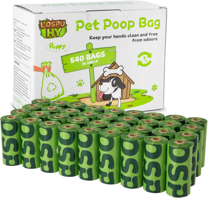Dog Poop Bags Rolls, Extra Thick Leak Proof Pet Waste Bag, 360 Count Tear Resistant Poop Bags for Dogs for Outdoor Doggie Walking and Cat Litters Cleaning7