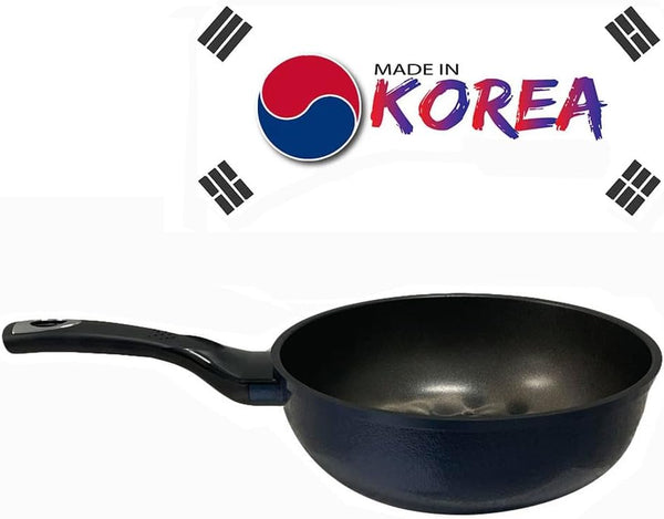 9'' (22Cm) 3D Diamond Coating Nonstick Wok Cookware | Made in Korea, Cool Touch Handle, Textured Nonstick, Easy Food Release, Stir Fry, Everyday Cooking6