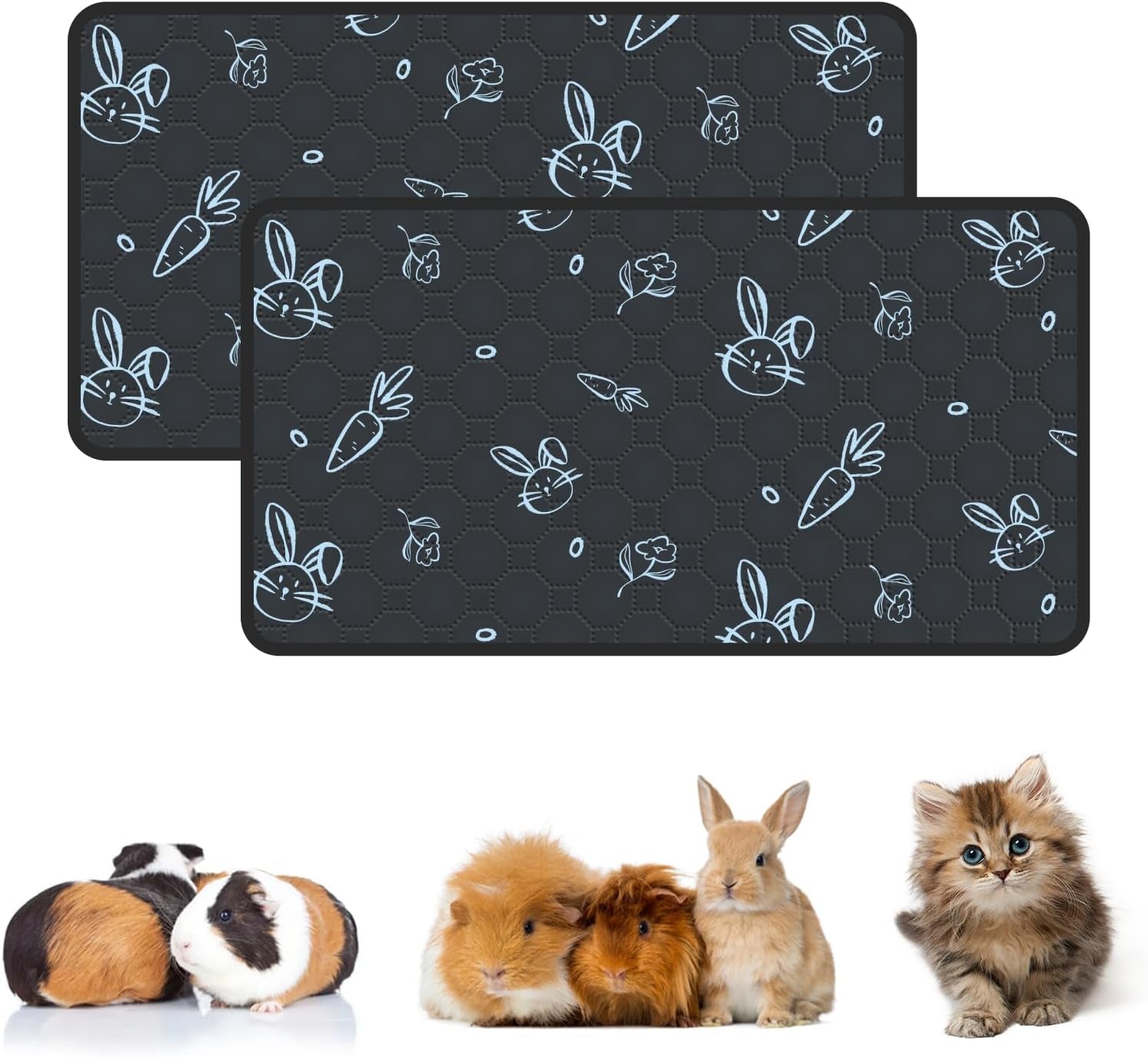 2-pack-guinea-pig-cage-liner-24-x-47-reusable-guinea-pig-bedding-washable-absorbent-pee-pads-for-dogs-rabbit-chinchilla-hamster-leakproof-anti-slip