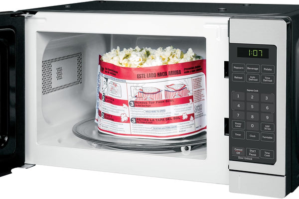 GE Countertop Microwave, 700 Watt 0.7 Cu. Ft., Stainless Steel, GCST07N1WSS | 4 Convenience Cook Settings, One-Touch Controls, Child Lock Technology, Glass Turntable, for Kitchen, Dorm, Office, Apartment4