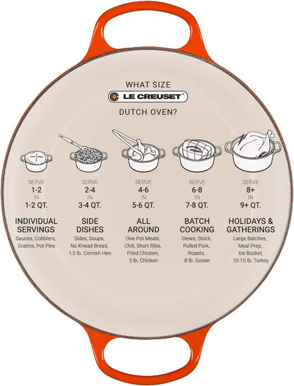 Le Creuset Enameled Cast Iron Signature round Dutch Oven, 4.5 Qt., Deep Teal5