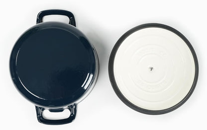 Enameled Cast Iron Dutch Oven 3.5 Quart Nave Blue…4