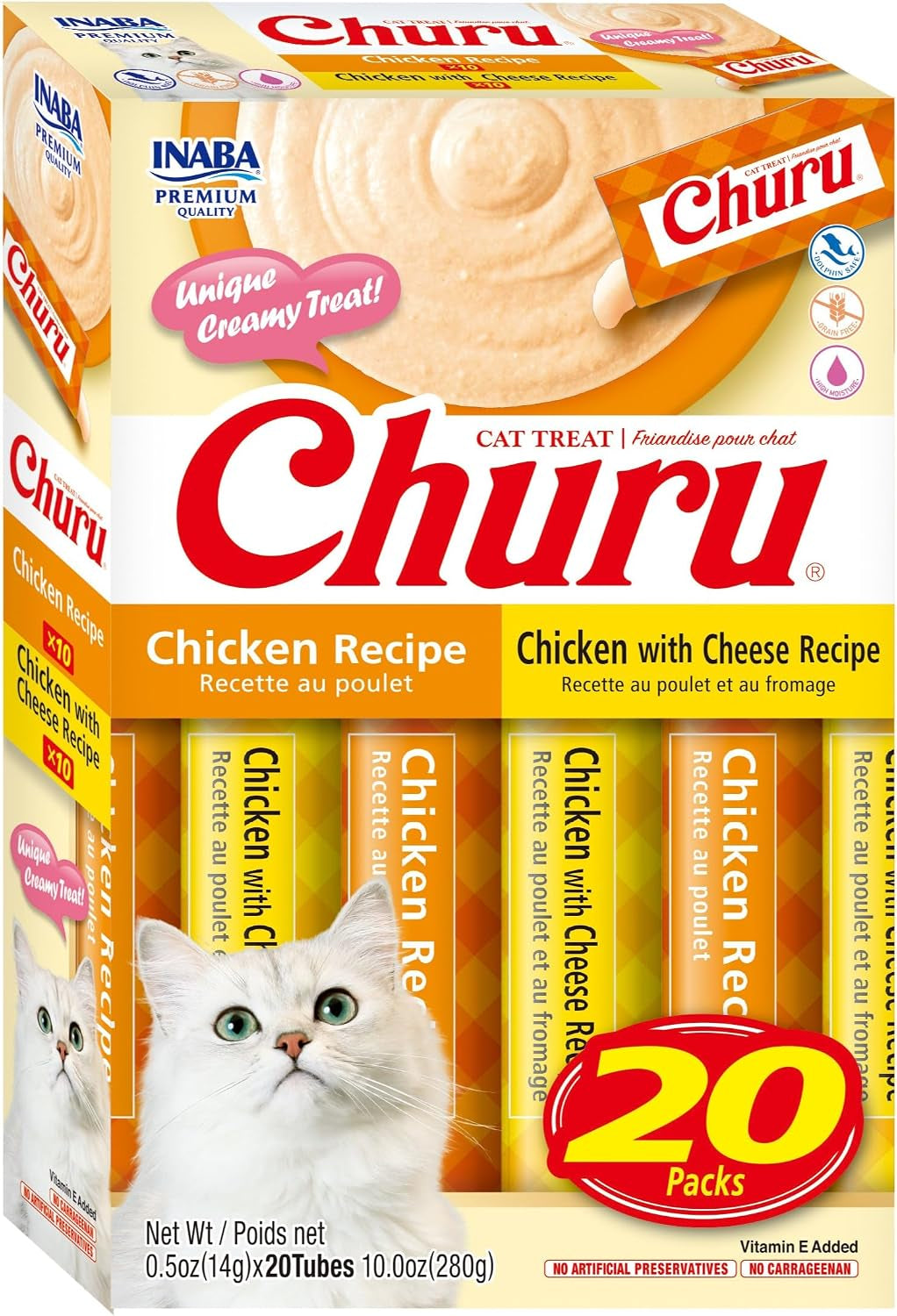 inaba-churu-cat-treats-lickable-squeezable-creamy-puree-cat-treat-with-vitamin-e-0-5-ounces-each-tube-20-tubes-tuna-chicken-variety