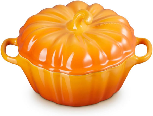 Le Creuset Stoneware Figural Pumpkin Petite Cocotte, 12 Oz., Persimmon1