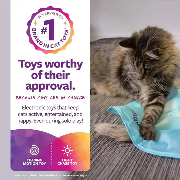 Smartykat Electronic Motion/Moving Toys for Cats & Kittens, Battery Powered, Mimics Motion of Real Prey, Fun & Interactive Play - Multiple Styles2
