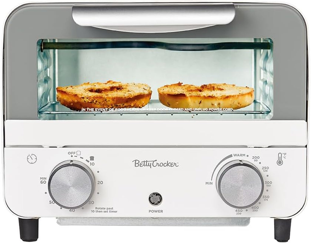 mini-toaster-oven-750w-bc-5629w-white-compact-countertop-oven-for-dorms-rvs-apartments-7-liter-capacity-adjustable-timer-includes-baking-tray-rack