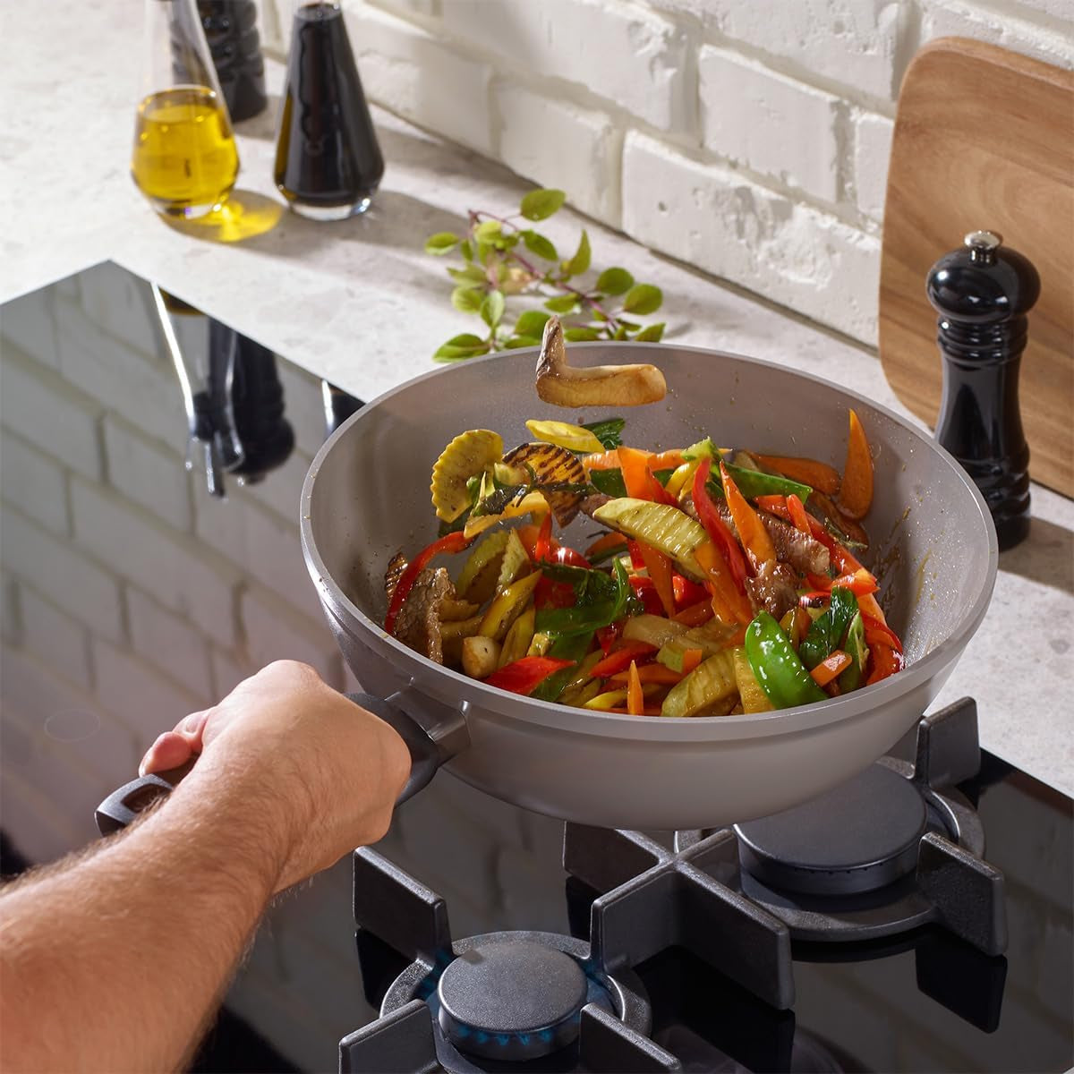 ceratal-comfort-11-inch-ceramic-non-stick-wok-3-9-quart-warm-grey-made-without-added-pfas-ptfe-all-stovetops-including-induction-made-in-germany