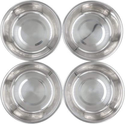 Stainless Steel Dog & Cat Bowls - 4-Pack2