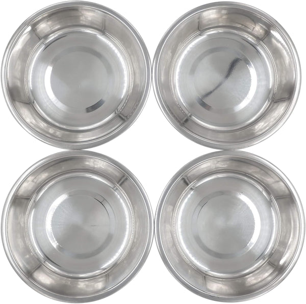 Stainless Steel Dog & Cat Bowls - 4-Pack2