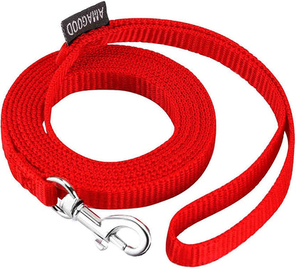 AMAGOOD 6 FT Puppy/Leash, Strong Traditional Style with Easy to Use Collar Hook, Great for Small, Medium and Large Dogs (5/8In X 6 Ft, Purple)55