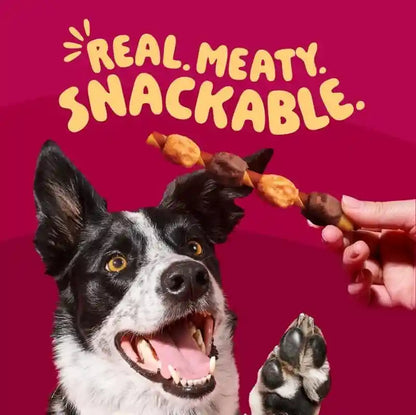 Oinkies Hearty Kabobs Rawhide‑Free Dog Treats, 18 Count5