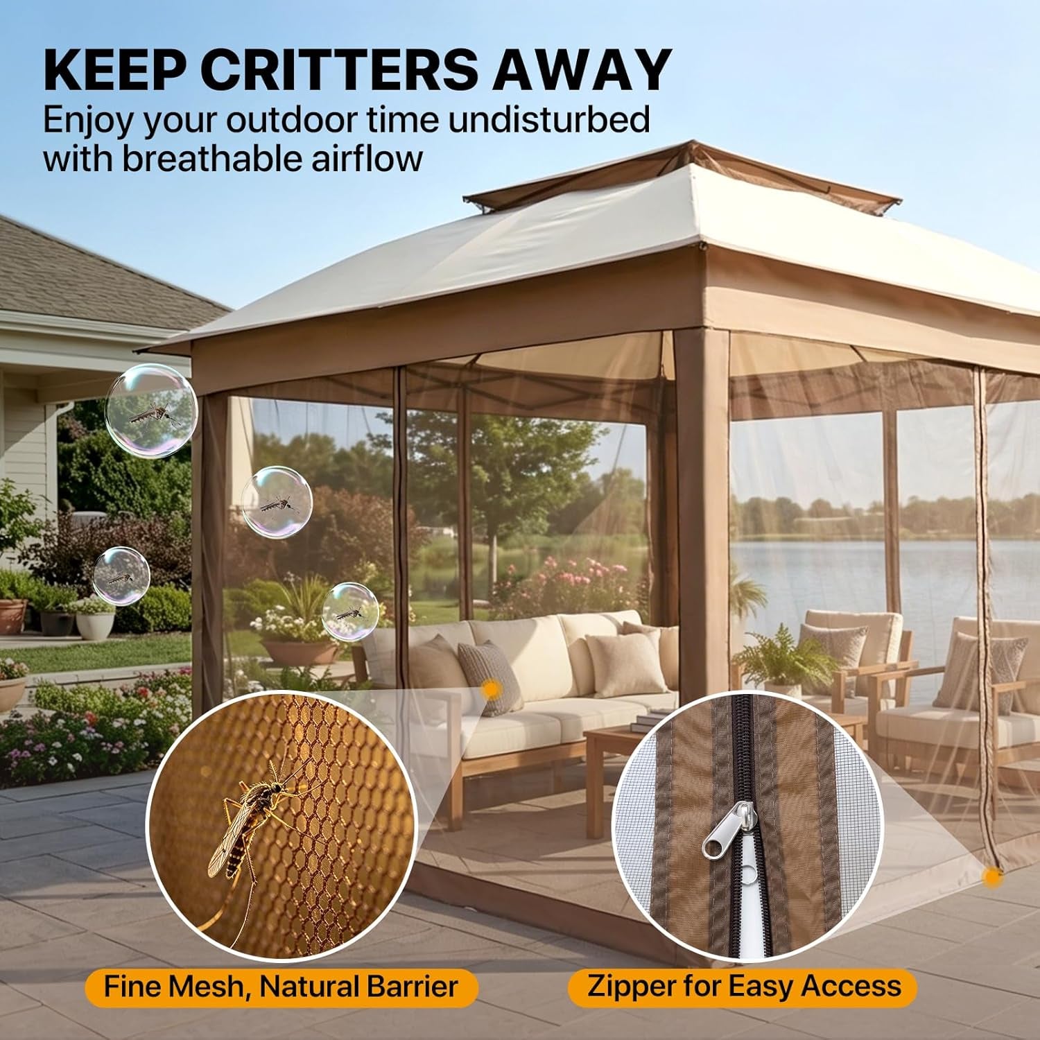 11x11-pop-up-gazebo-with-mesh-netting-instant-outdoor-canopy-tent-water-resistant-shelter-with-upf-50-uv-protection-121-sq-ft-coverage-beige